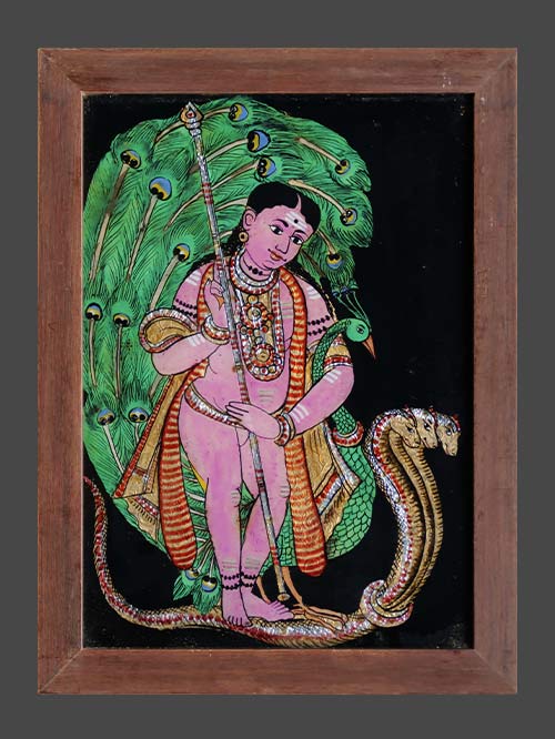 kartikeya with peacock vahana