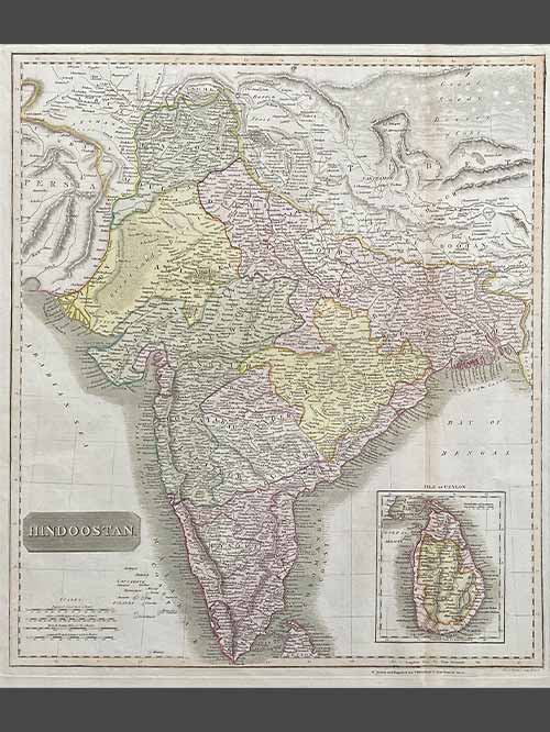 map of india and the ganges