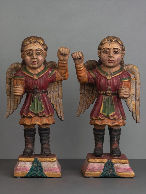 pair of winged angels