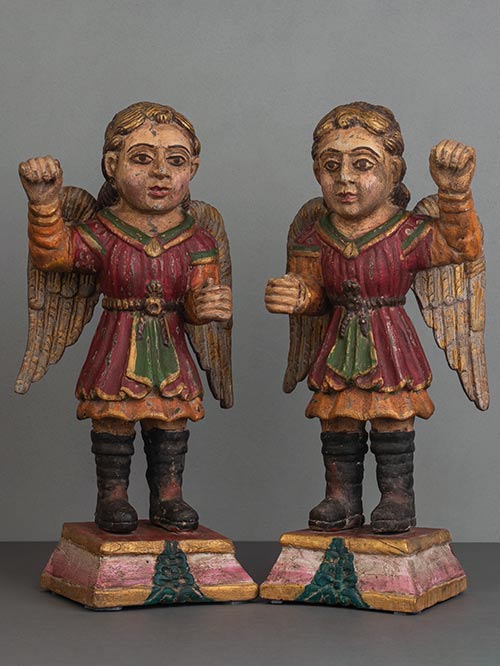 pair of winged angels