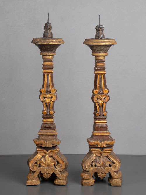 pair of altar candlesticks